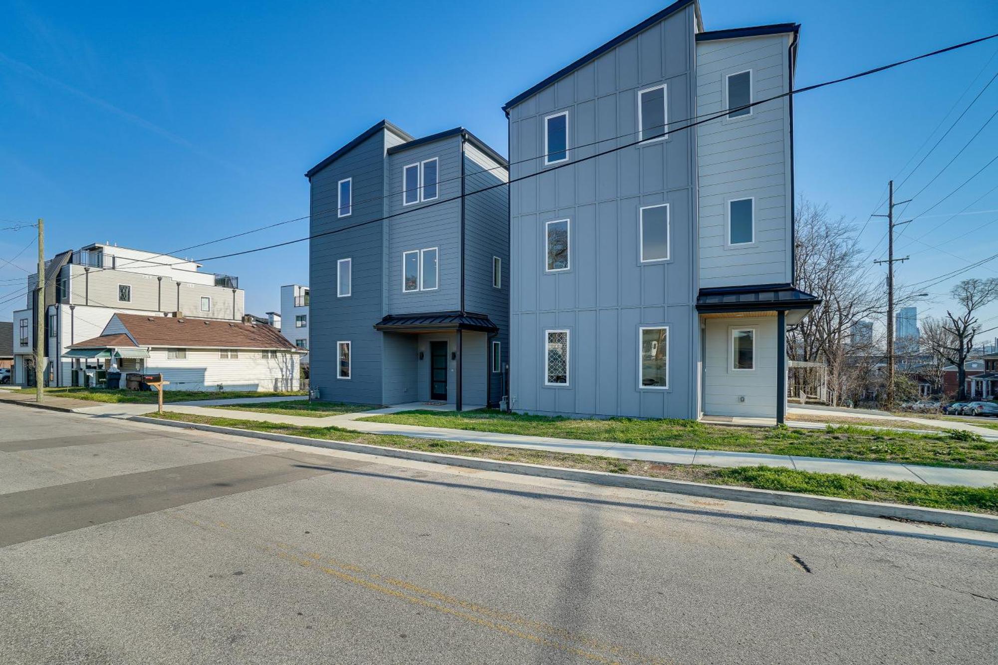 Sleek And Modern Nashville Home Walk To Marathon! Exterior photo